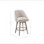 Tabouret de comptoir avec siège pivotant