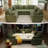Macleod 110" Upholstered Corduroy U Shaped Modular Sectional Sleeper Sofa with Pull Out Bed and Storage Seat-110176492