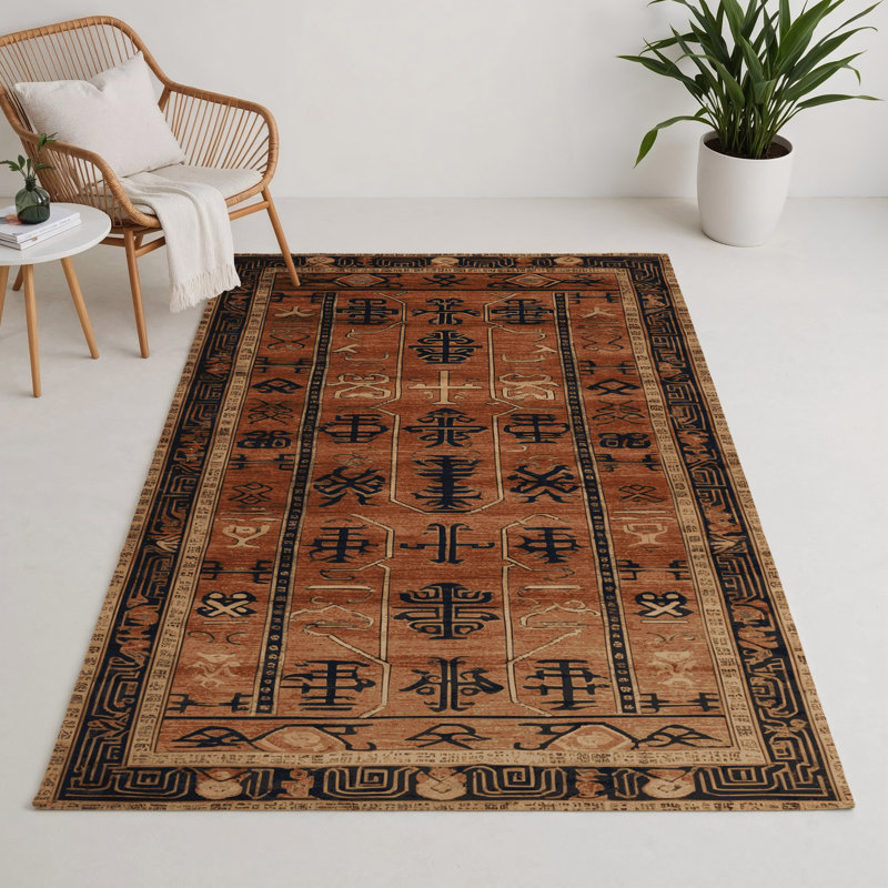 Tapis intérieur et extérieur ArtDeco, Rectangle 9 pi x 12 pi