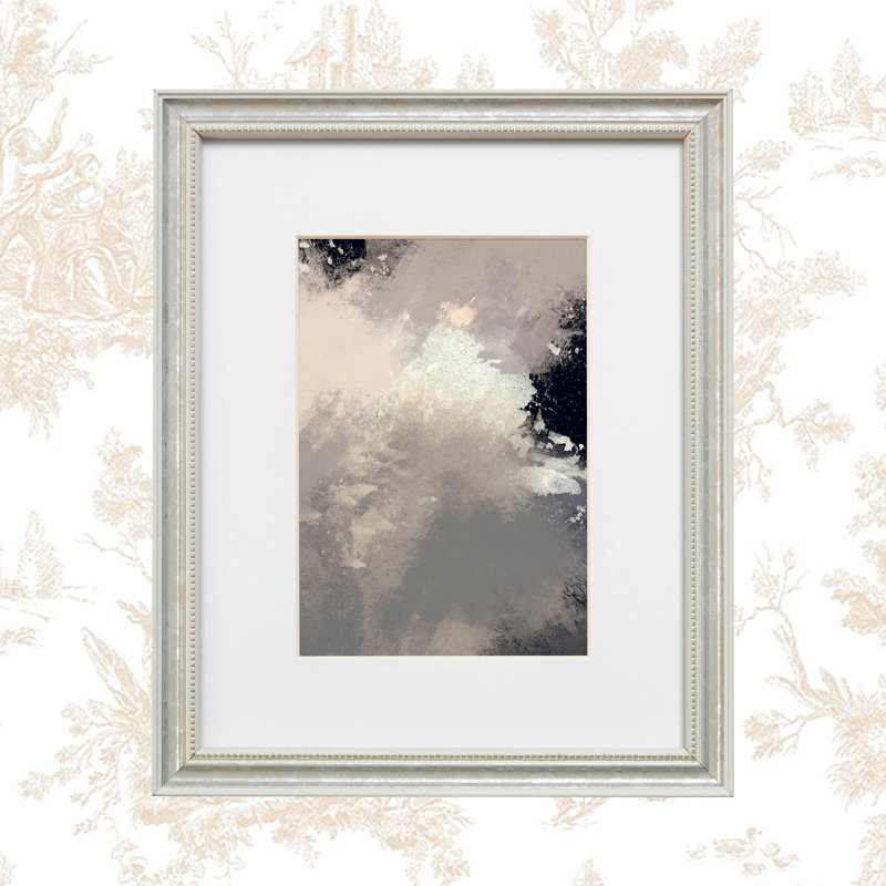 Cadre photo Avarika, Blanc antique, 20 po x 30 po emmêlé à 16 po x 24 po