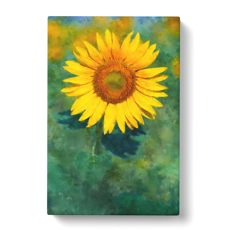 The Sunflower - Wrapped Canvas Painting, 50cm H x 35cm W x 3cm D