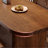 Tan Rectangular Solid Wood Butterfly Leaf  Dining Table-1802053030