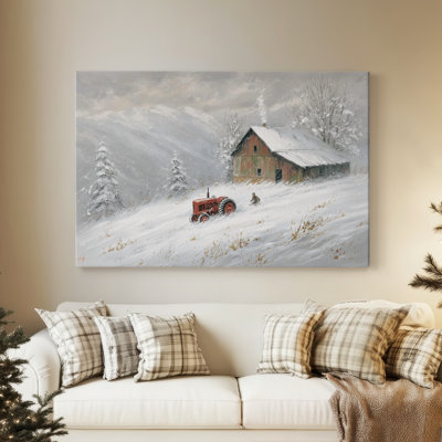 Icicles of Frostlit Serenade-Premium Gallery Wrapped Canvas