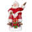  Fabriche Christmas Figurine, Santa with Sled, 10in