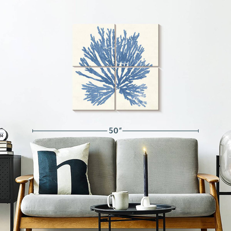 Brampt Pacific Sea Mosses II Light Blue, 26" H x 26" W