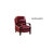 Hardge 29.92" Wide Genuine Leather Manual Standard Recliner-582741615