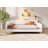 Pink Queen Size Upholstered Daybed with 4 Support Legs - Sturdy for Guest Room/Living Room-716312809