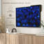 Floral et botanique «Royal Blue Roses Wall Art»-101780089
