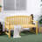56 Inch Outdoor Wooden Bench, 2-Seater Garden Patio Bench With Backrest And Armrest For Porch, Poolside, Balcony