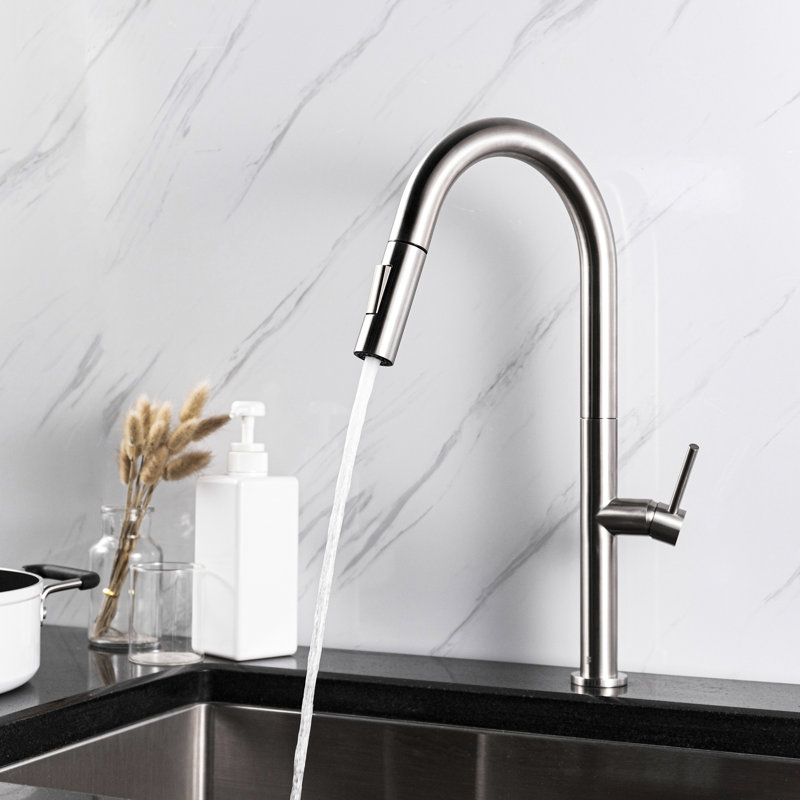 Belfry Kitchen Galewood Pull Out Kitchen Faucet