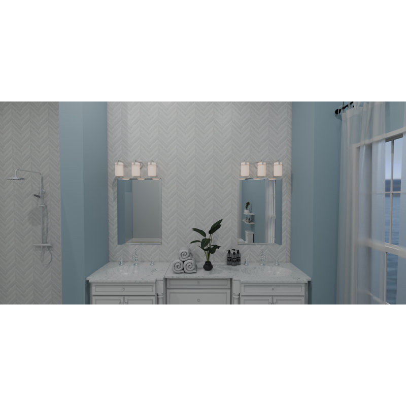 Éclairage pour meuble-lavabo à 3 lumières à intensité variable Gaidouras