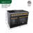Akicon 48 Inch Freestanding Gas Range - 6.7 Cu. Ft. Double Rapid Convection Gas Oven - Gas Stove With 8 Sealed Burners & A Griddle, Heavy Duty Cast Iron Grates (black & Gold)