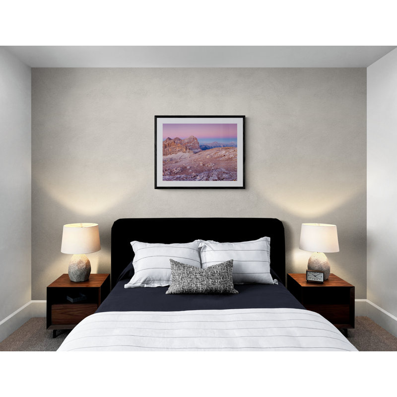 Dolomites, Italy, Afterglow II Print by Frank Peters, No Mat, Black Framed Canvas, 25" H x 33" W x 2" D