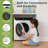 Hamilton Beach 2.57 Cu. Ft. 13 lbs. Compact Tumble Dryer with Touchscreen Control Panel, 8 Drying Modes, Child Lock, Air-Vented Portable Clothes Dryer, White