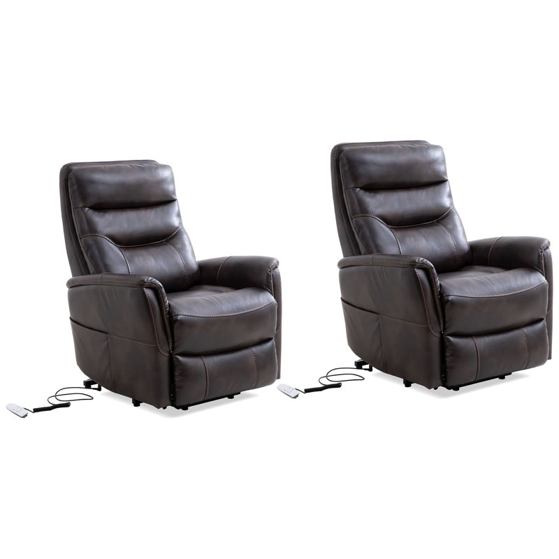 Fauteuil inclinable électrique l 31,5 po Akeelah, Truffe