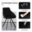 43cm H Velvet Upholstered Metal Side Chair-267549242