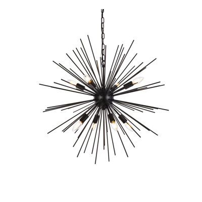 Lustre sphérique spoutnik à 8 lumières Sumler