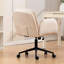 Chaise de bureau pivotante avec accoudoirs et roulettes réglables, dossier ergonomique épais pour de multiples utilisations intérieures-130375344