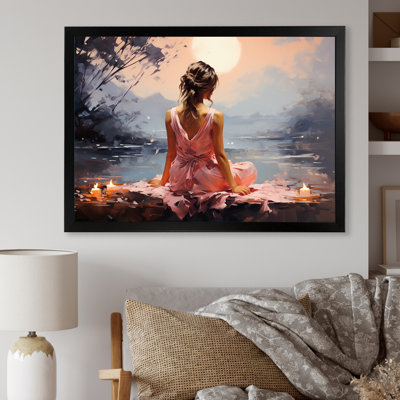 " Pink Yoga Mediation II "