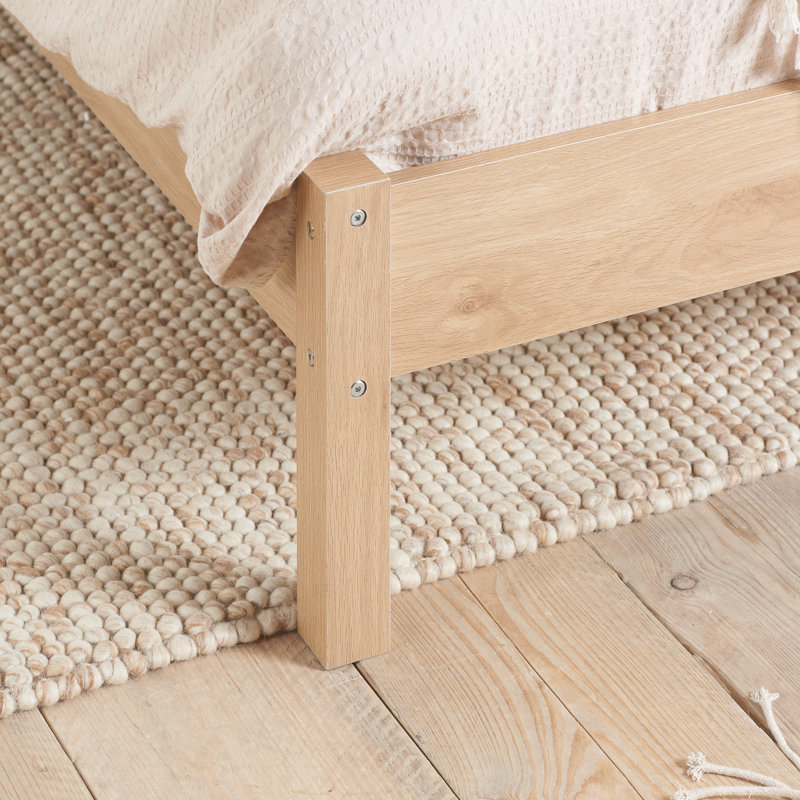 Noemi Bed Frame, Kingsize (5'), Oak