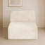 Modular Corduroy 101cm Boneless Armless Accent Chair-1602860951