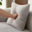 Canapé courbé gris avec accoudoir rond, canapé à compression avec 2 coussins, canapé crème pour petit espace, salon, chambre à coucher, sans assemblage