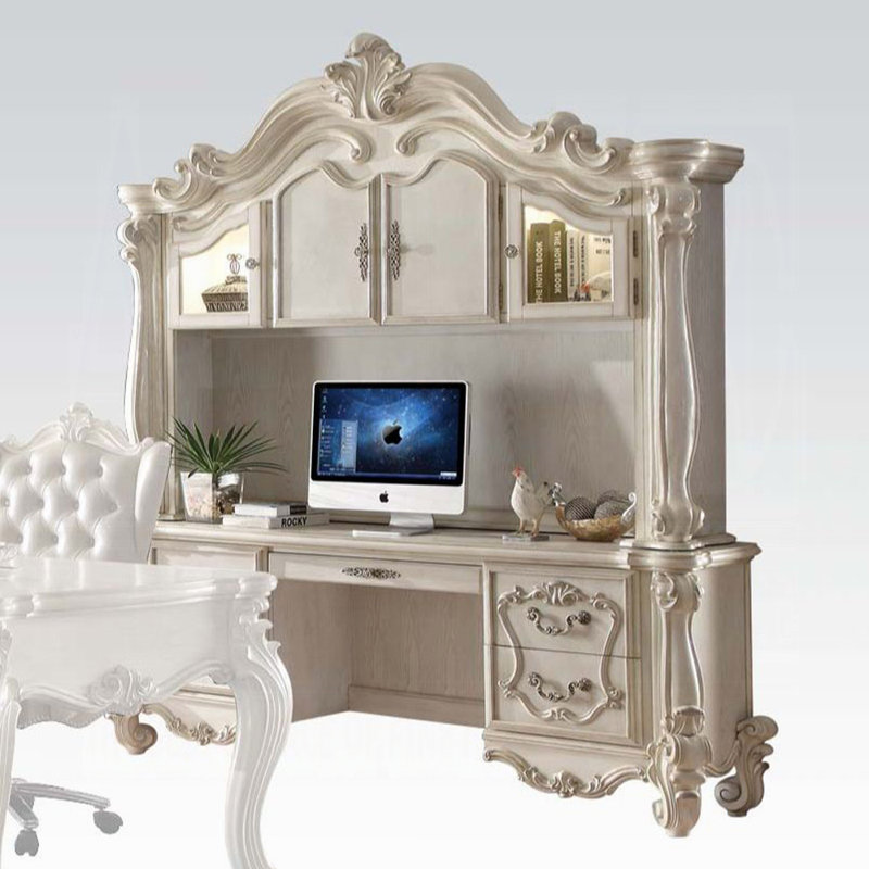ACME Versailles Executive Mishell w/Hutch, Bone White, Bone White