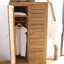Minimalys 2 Door Solid Wood Wardrobe