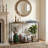 Glass Top Console Table 47"
