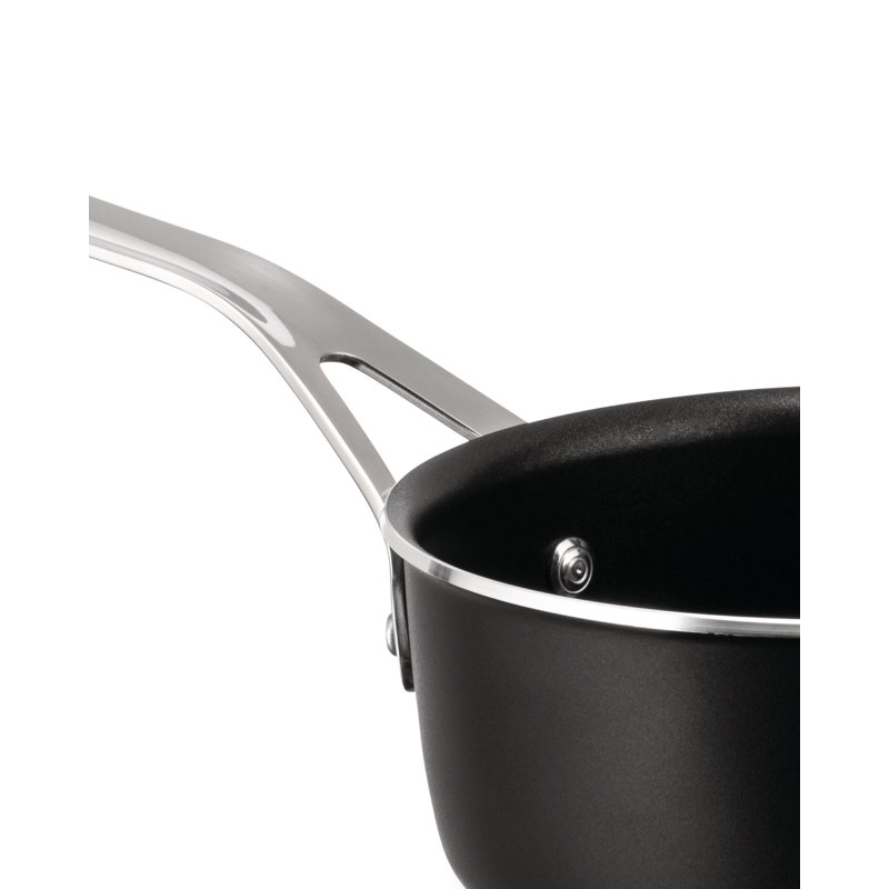 16 cm Black Aluminum Non-stick Saucepan