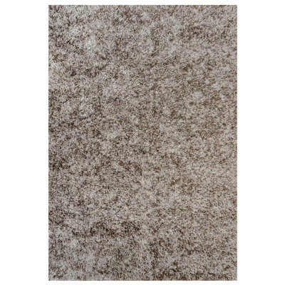 Geyer Shaggy Brown/Grey Rug