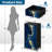 4 Drawer Dresser for Bedroom, Narrow Chest of Drawers, Wooden Top and Study Iron Frame 18"x37.5"-(WxH)