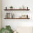Wall-Mounted Floating Shelves Bracket Shelf  Wood Wall Shelves Wood Floating Shelves With J Brackets For Bedroom, Living Room，Kitchen, Bathroom-36922930-39145987