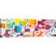 Multicolour Pattern VII by Leonardo Bacci - No Frame Print on Canvas-63435716