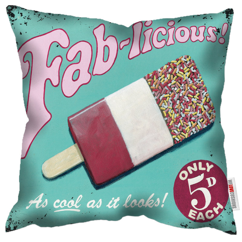 Fab-Licious Lolly - Martin Wiscombe - Art Print Cushion