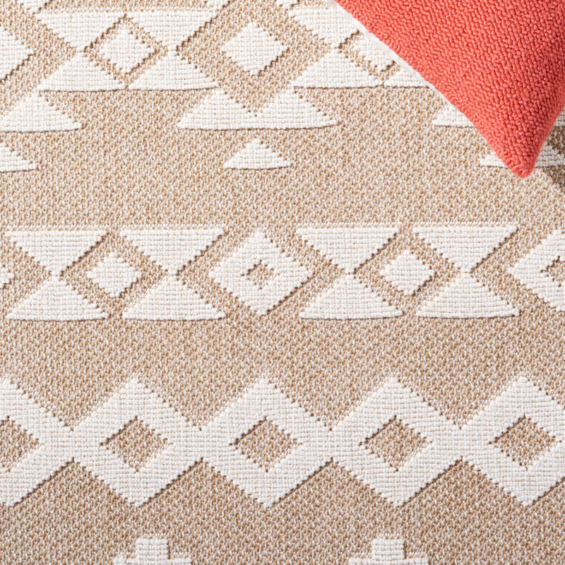 Global Southwestern Indoor/Outdoor Area Rug, Rectangle 4' x 6'