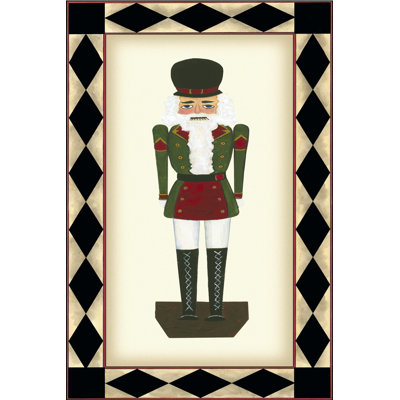 Small Nutcracker II - Wrapped Canvas Print
