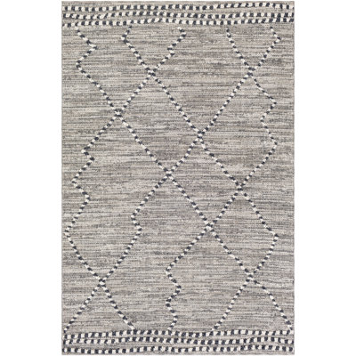 Tapis gris anthracite / taupe Baconton