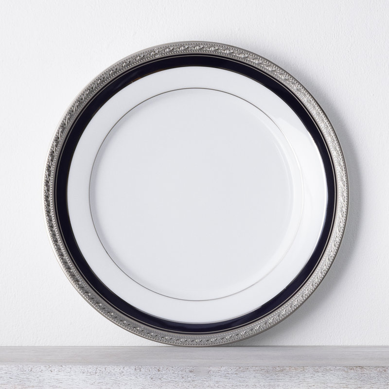 Cobalt Platinum Porcelain 5-Piece Formal Place Setting