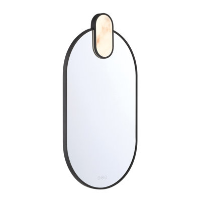 Mrissa, Mirror , 21" X 39", Matte Black