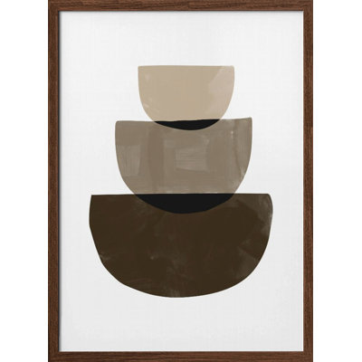 "Sapes of Abstract", art mural texturé encadré