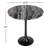 Berroa Genuine Marble Pedestal End Table