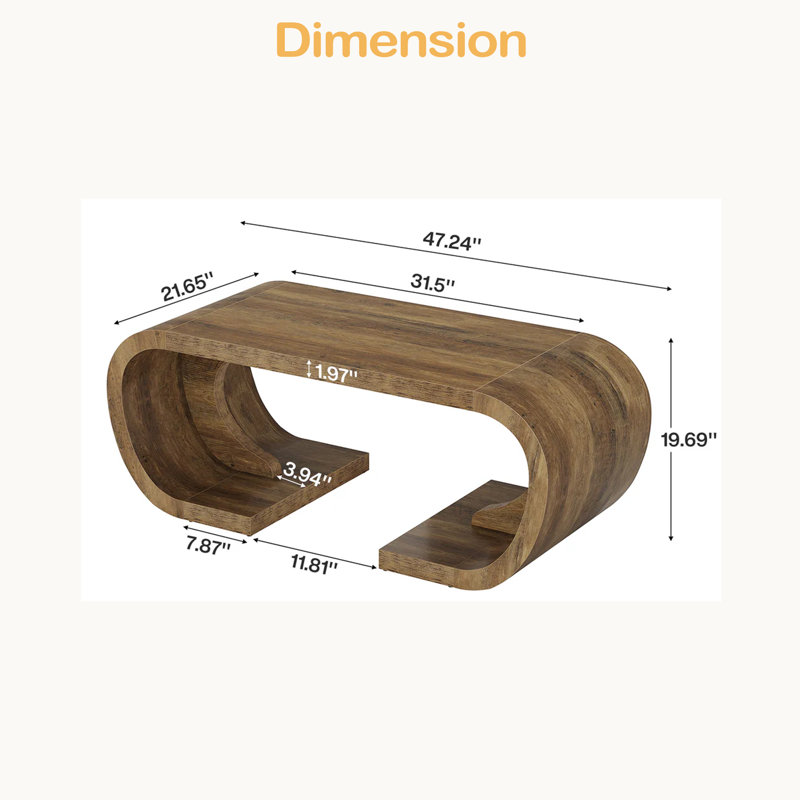 C-Shaped Chating Table,Center Table,Coffee Table