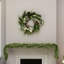 Faux Lighted Plastic 55cm Wreath