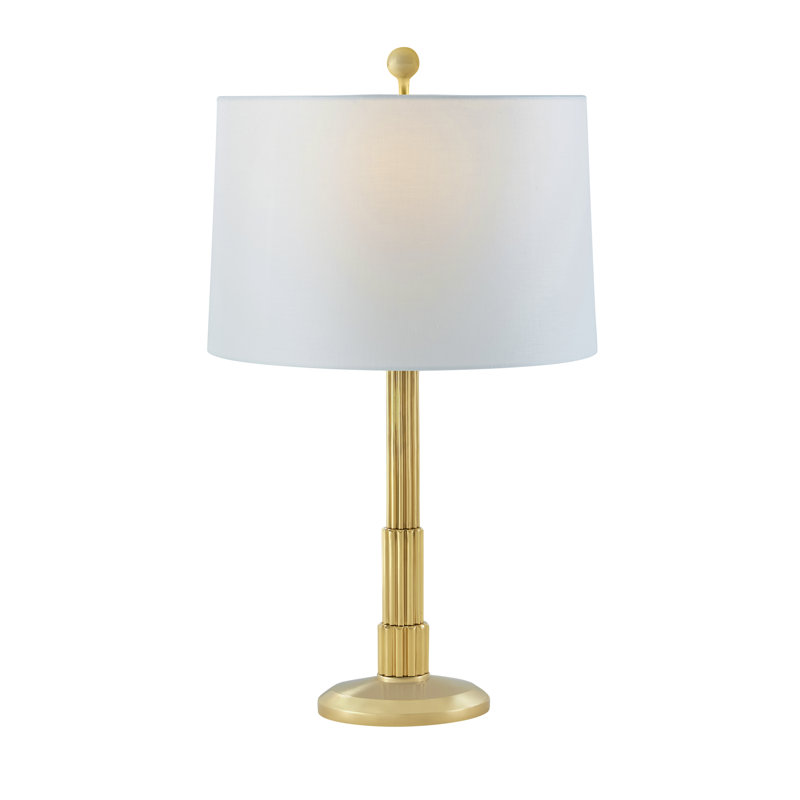 Lampe d'éclairage TA, Laiton poli, H 30 po x l 17 po x P 17 po