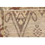 Tapis de la laine beige 5 pi 7 po x 7 pi 10 po one-of-kind-noué la à la main Nash