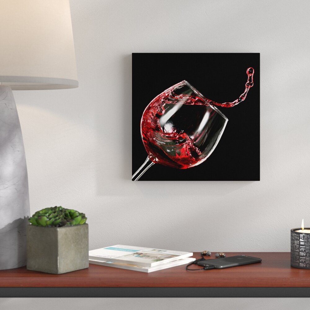 Glasbild Red Wine V