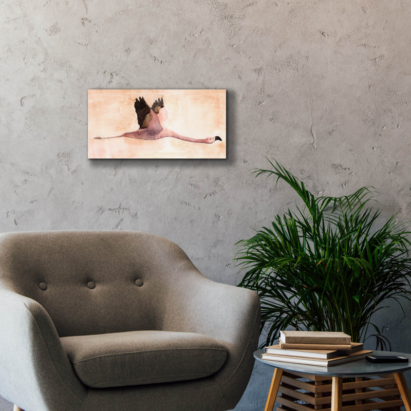  «Touching Down 2» par Annie Warren, art mural sur toile, 24 po x 12 po