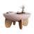 Pink Round 30" Bowl-Shaped Coffee Table sélectionné