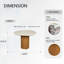 Table basse d'extérieur Brockport Sampson